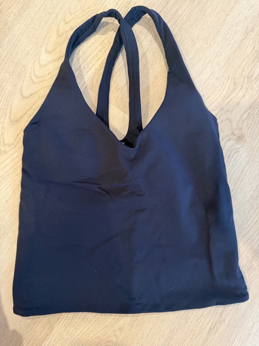 FP Movement by Free People Black Strappy V-Neck Tank